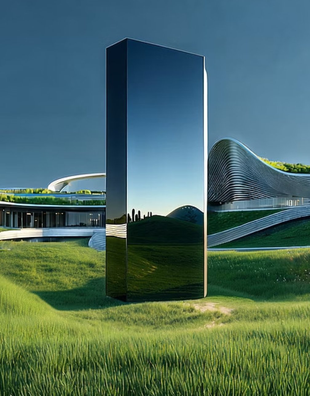 The Monolith — daytime render at Nuanu Creative City